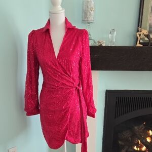 Hot Pink NWOT Cocktail Dress M